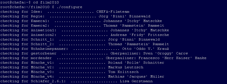 apspann script auf einen echtem system